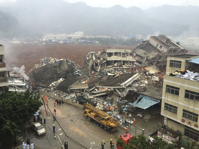 Landslide Devastates Chinese Industrial Park, 91 Missing
